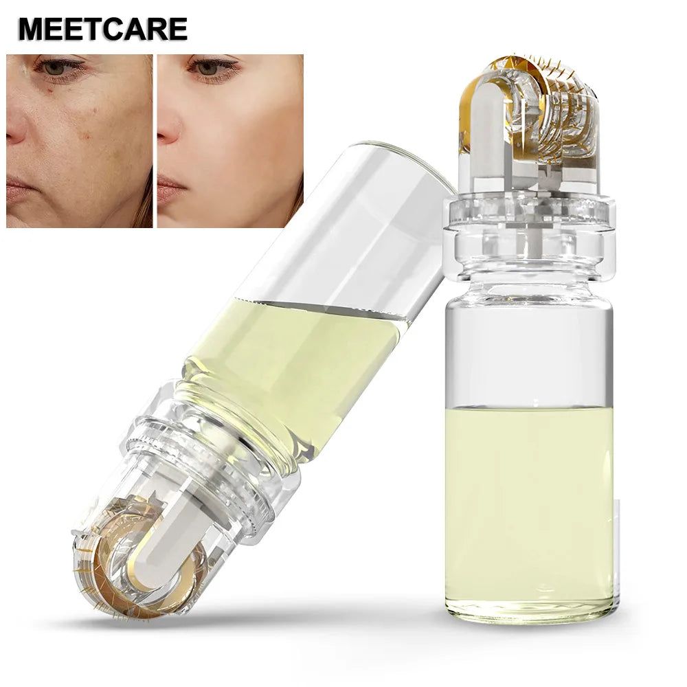 Revitalize Your Skin with the 64Pin Hydra Derma Roller Microneedling Tool and 10Ml Serum - Perfect for At-Home Beauty Treatments!