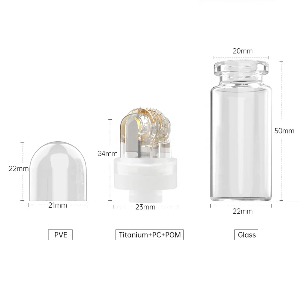 Revitalize Your Skin with the 64Pin Hydra Derma Roller Microneedling Tool and 10Ml Serum - Perfect for At-Home Beauty Treatments!